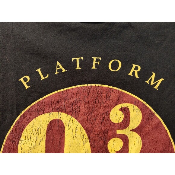 Harry Potter Hogwarts Express Platform 9 3/4 T-Shirt Men's Size M Black Medium - Picture 6 of 11